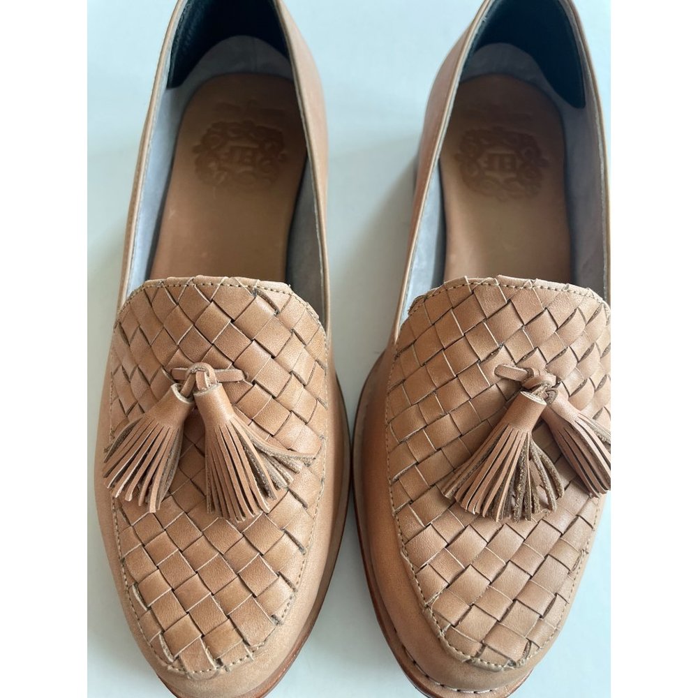 Nikita Woven Leather Oxford Loafers  Sz US 9.5